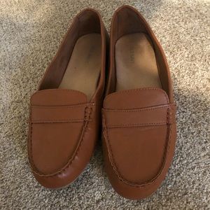 Women’s tan loafers